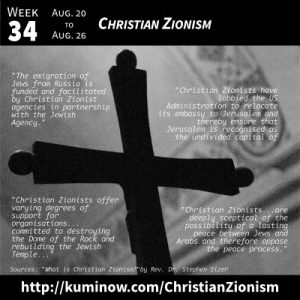 Week 34: Christian Zionism Newsletter
