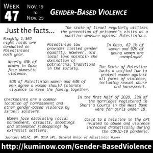 Just the Facts: Gender-Based Violence