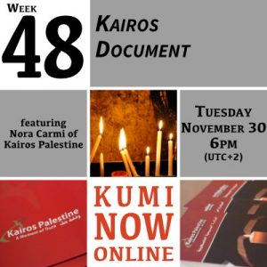 Week 48: Kairos Document Online Gathering