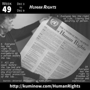 Week 49: Human Rights Newsletter