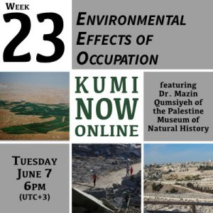 Week 23: Environmental Effects of Occupation Online Gathering