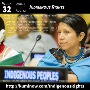 Week 32: Indigenous Rights Newsletter