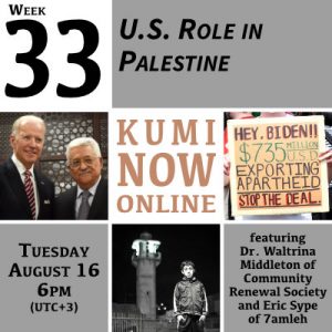 Week 33: U.S. Role in Palestine Online Gathering