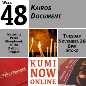 Week 48: Kairos Document Online Gathering 2023