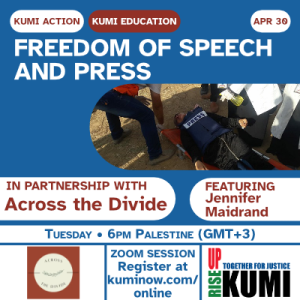 April 30: Freedom of Speech and Press – with Across the Divide