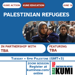 June 18: Palestinian Refugees