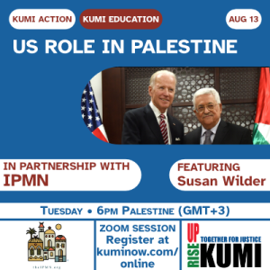 August 13: US Role in Palestine – with Israel/Palestine Mission Network