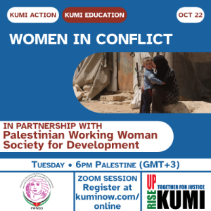 October 22: Women in Conflict – with Palestinian Working Woman Society for Development