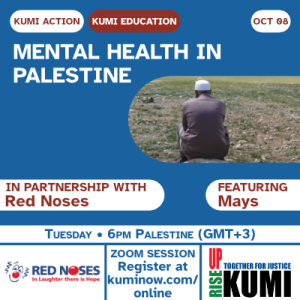 October 8: Mental Health in Palestine – with Red Noses