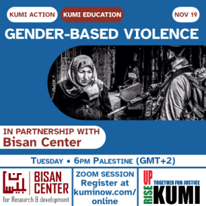 November 19: Gender-Based Violence – with Bisan Center