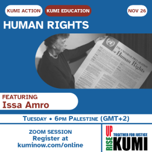 November 26: Human Rights – with Issa Amro